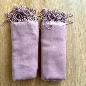 Mauve shawls. Purchased for an event but never used.